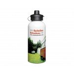 Aluminium 600ml White Drink Fles (Bottle)