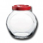 Snoeppot Sweets 1,5 Liter rood deksel